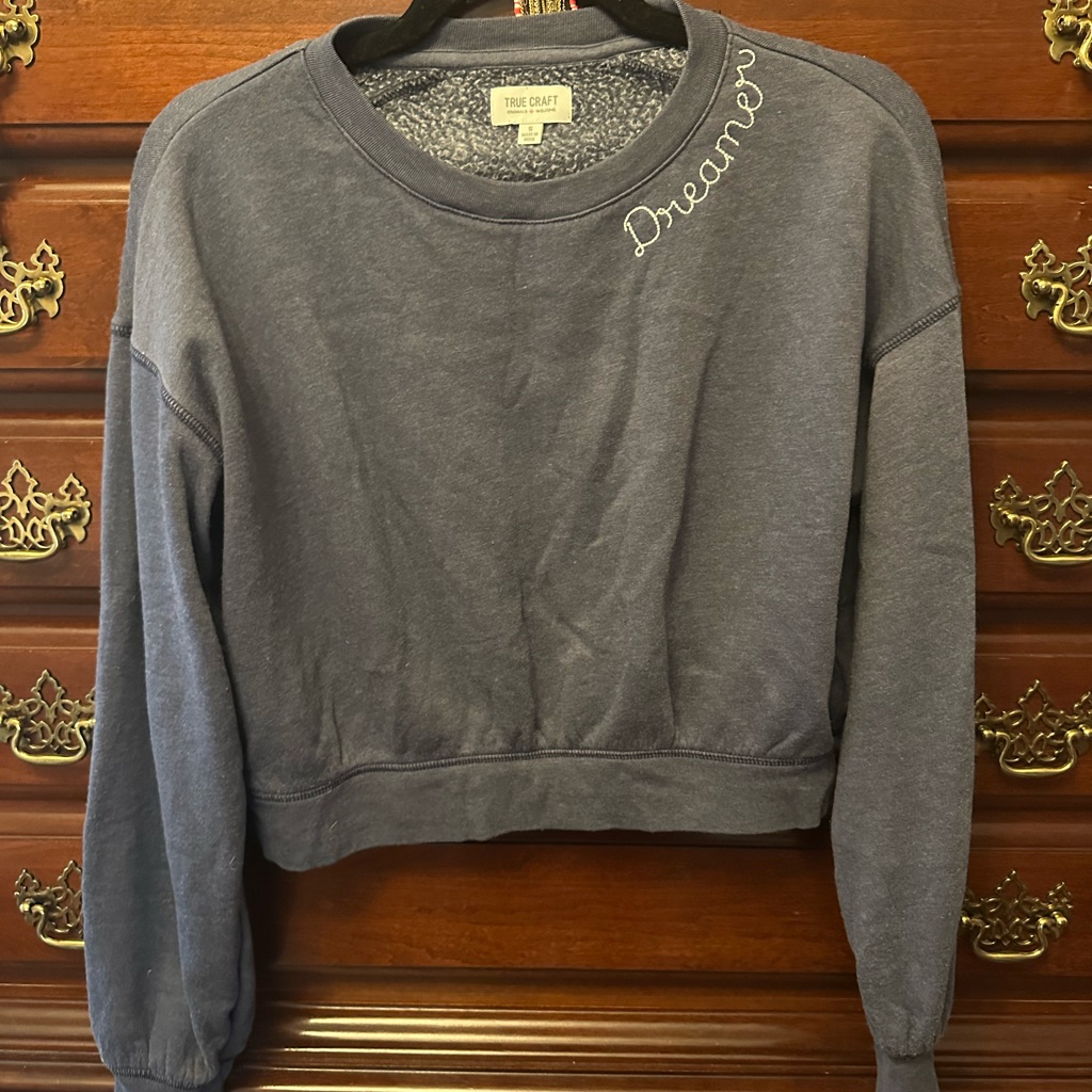 True Craft Cropped Sweatshirt